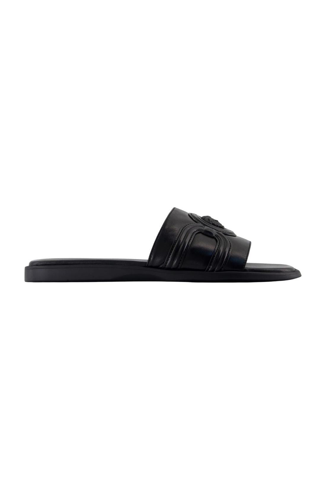 Versace-Sandalen - Versace - Leder - Schwarz-schuhe / sandalen-Black-Deal-Outlet-by-ARCHIVIST