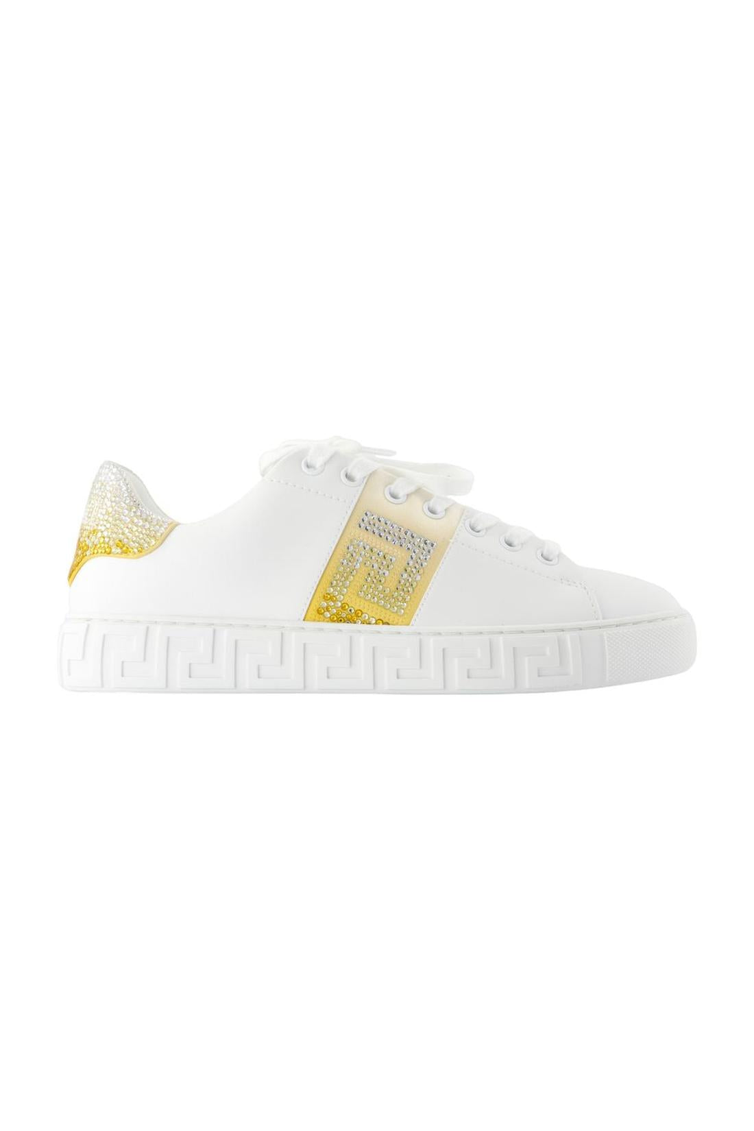 Versace-Free Bio Sneakers - Versace - Seide - Weiß-Sneaker-Black-Deal-Outlet-by-ARCHIVIST