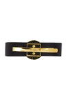 Versace-Medusa Haarspangen - Versace - Seide - Schwarz/Gold-Outdoor-Black-Deal-Outlet-by-ARCHIVIST