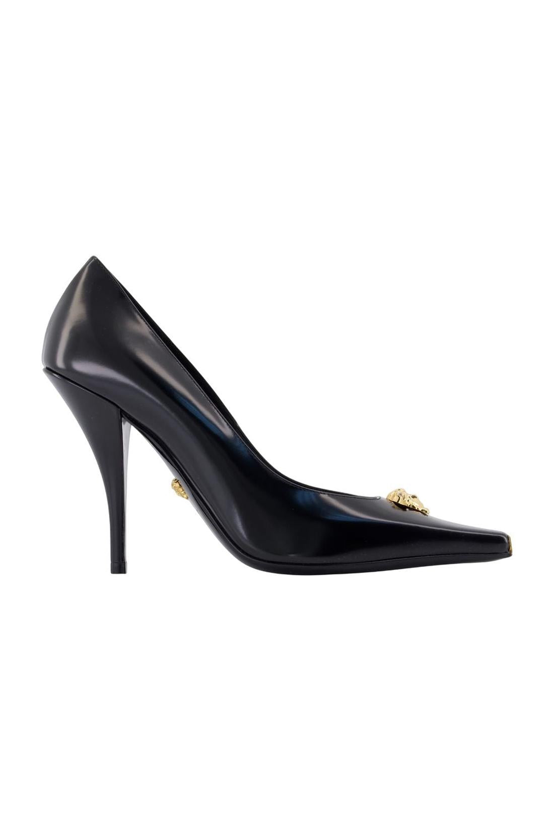Versace-Pumps T.105 - Versace - Leder - Schwarz-Pumps-Black-Deal-Outlet-by-ARCHIVIST