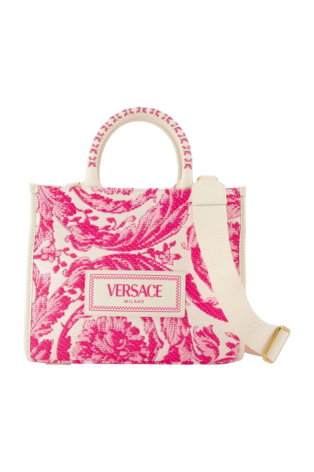 Versace-Einkaufstasche - Versace - Leder - Rosa-Taschen-Black-Deal-Outlet-by-ARCHIVIST