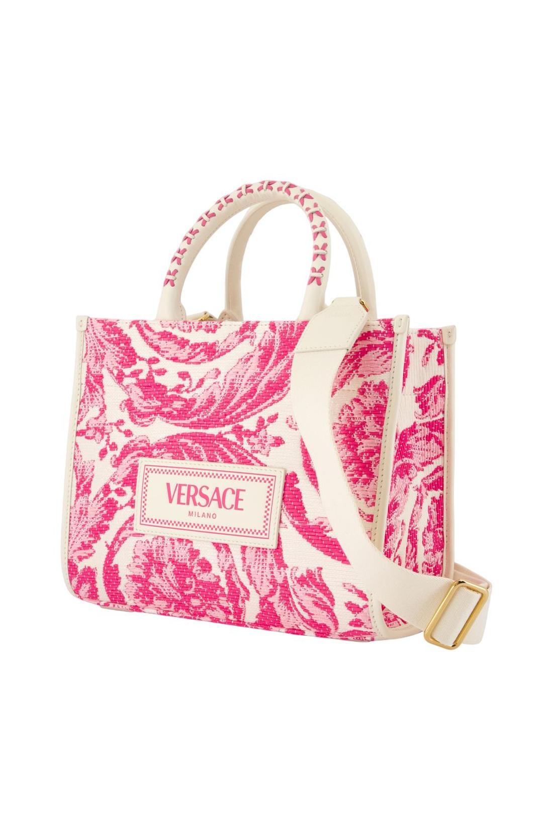Versace-Einkaufstasche - Versace - Leder - Rosa-Taschen-Black-Deal-Outlet-by-ARCHIVIST