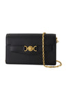 Versace-Wallet On Chain - Versace - Leder - Schwarz-Taschen-Black-Deal-Outlet-by-ARCHIVIST