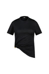 Versace-Logo T-Shirt - Versace - Baumwolle - Schwarz-Shirts-Black-Deal-Outlet-by-ARCHIVIST