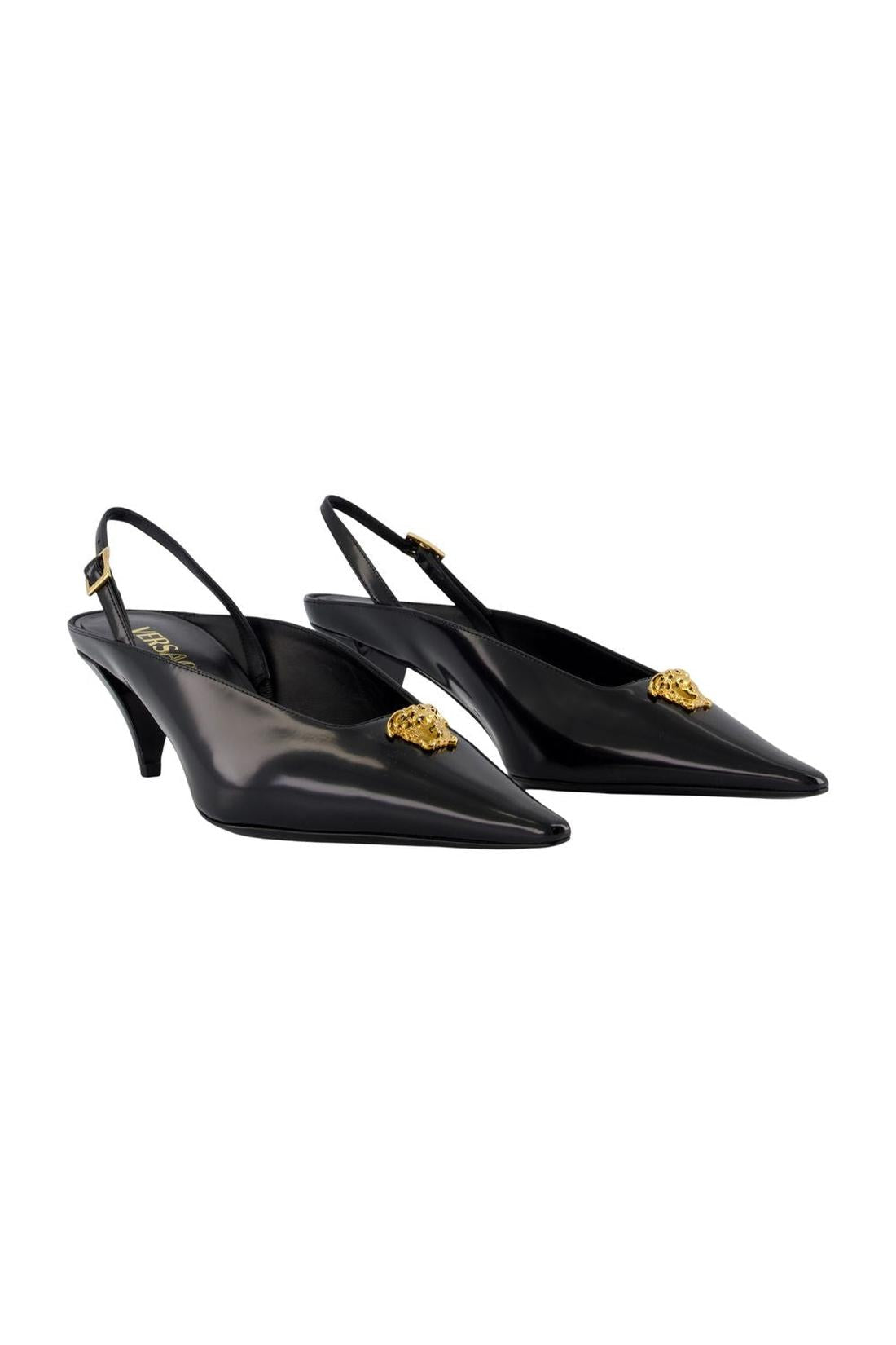 Pumps T.55 - Versace - Leder - Schwarz-Pumps-Versace-ARCHIVIST