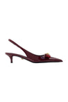 Versace-Pumps T.45 - Versace - Leder - Bordeaux-Pumps-Black-Deal-Outlet-by-ARCHIVIST