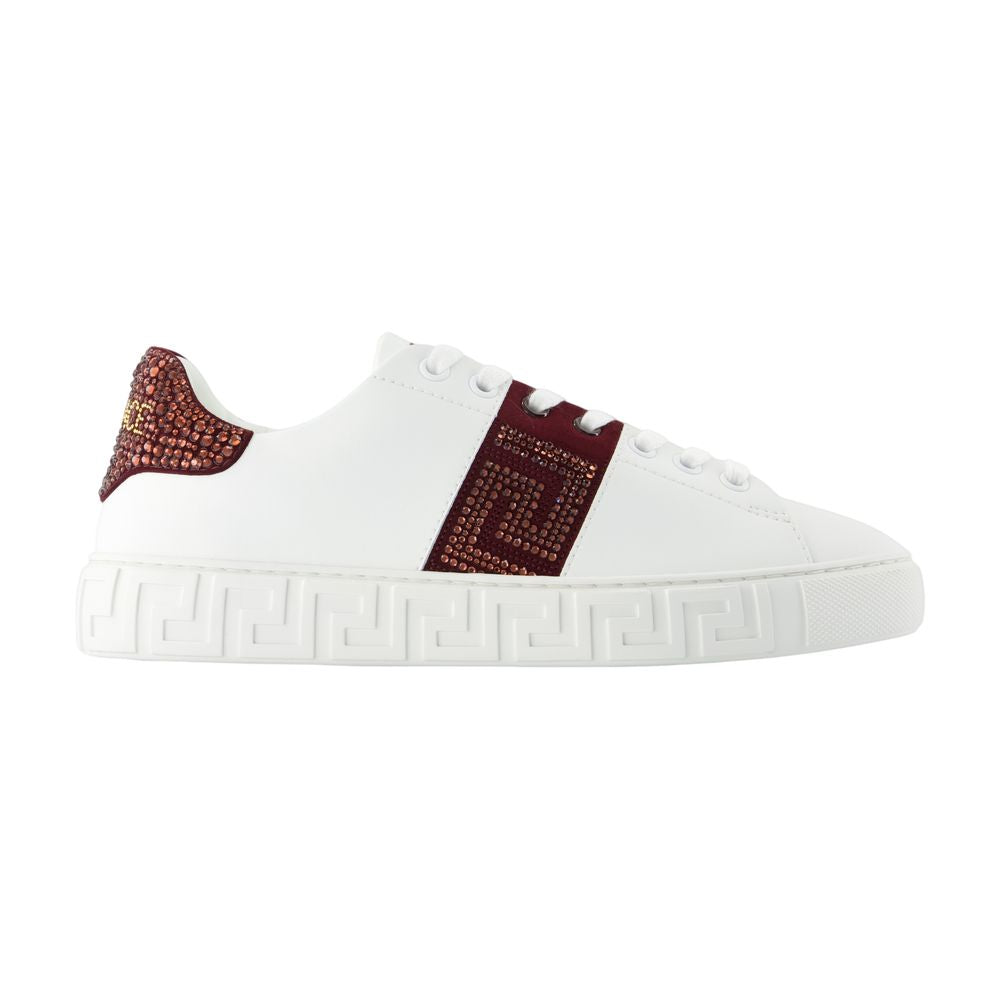 Hotfix-Sneakers – Versace – Canvas – Bordeaux
