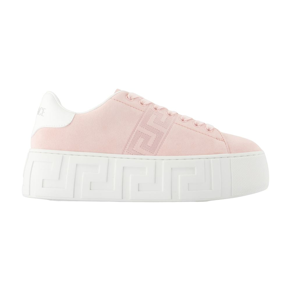 Sneakers - Versace - Leder - Rosa