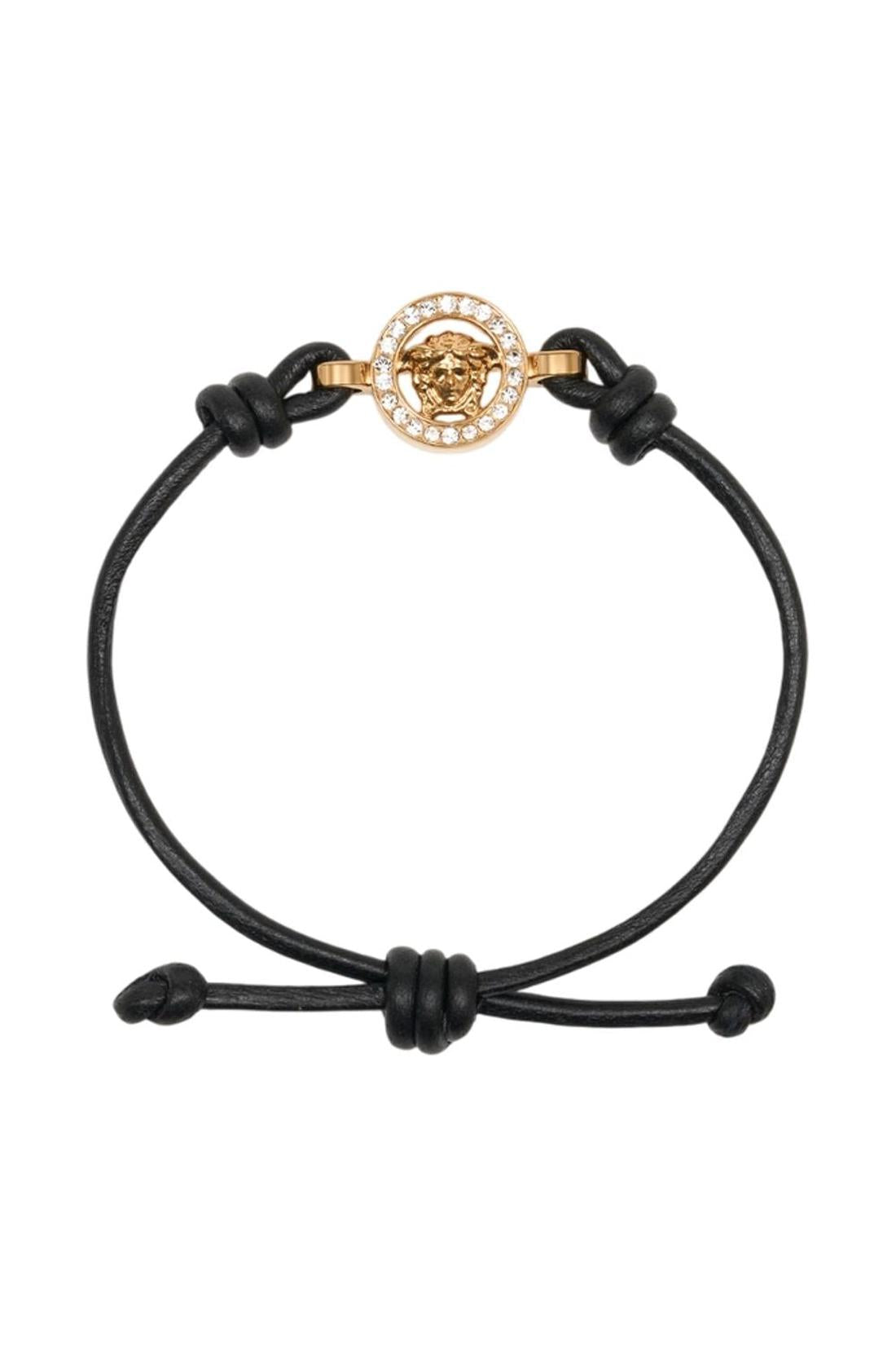 Armband mit Strasssteinen – Versace – Metall – Schwarz-Schmuck-Versace-OUTLET-One size-black-ARCHIVIST-ARCHIVE-SALE