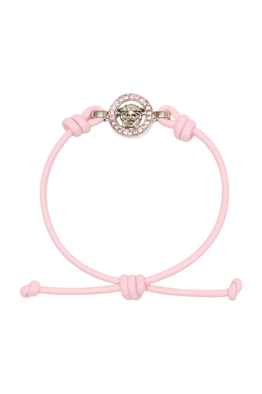 Armband mit Strasssteinen – Versace – Metall – Rosa