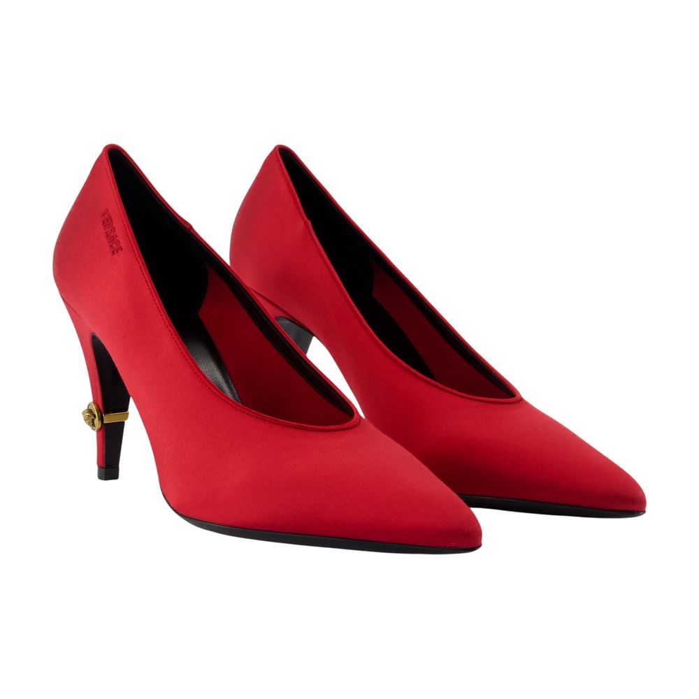 Pumps T.90 - Versace - Baumwolle - Rot