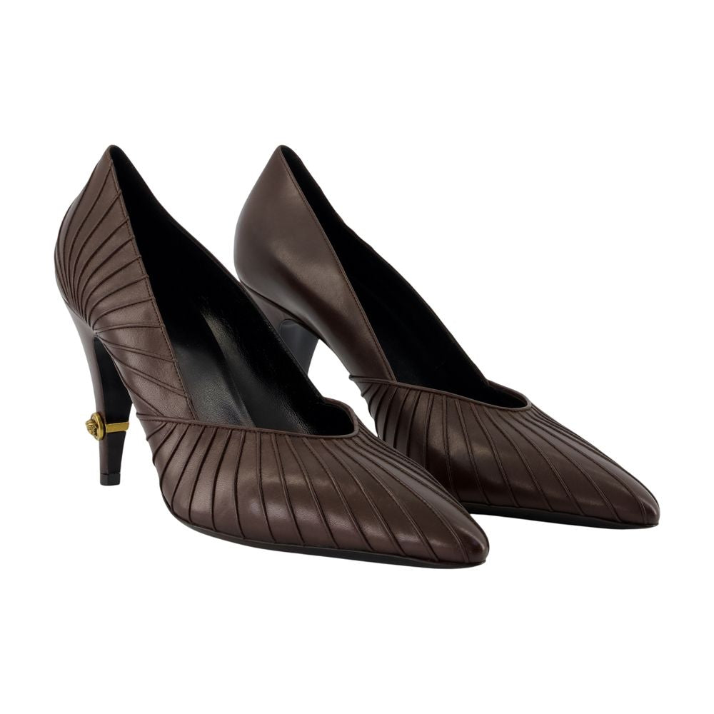Pumps T.90 - Versace - Leder - Braun