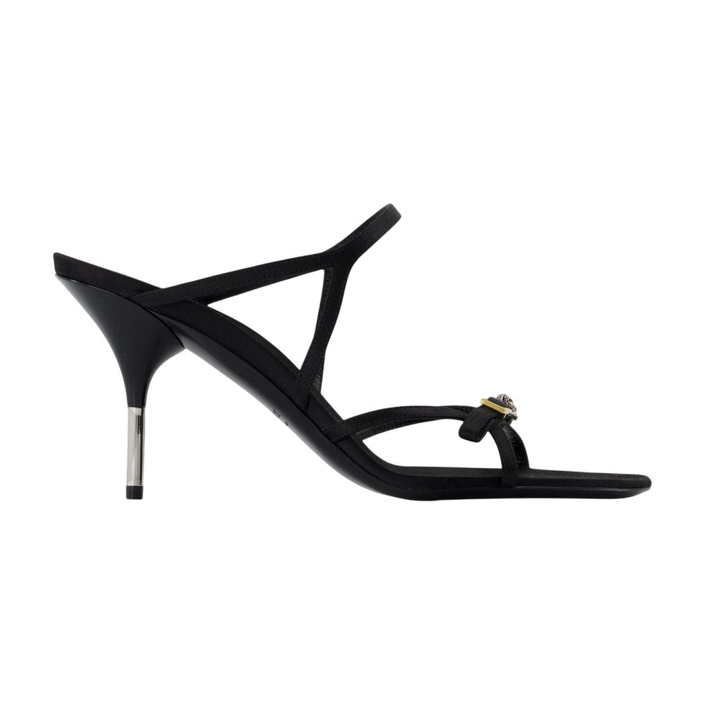 Mule Pumps T.80 - Versace - Baumwolle - Schwarz