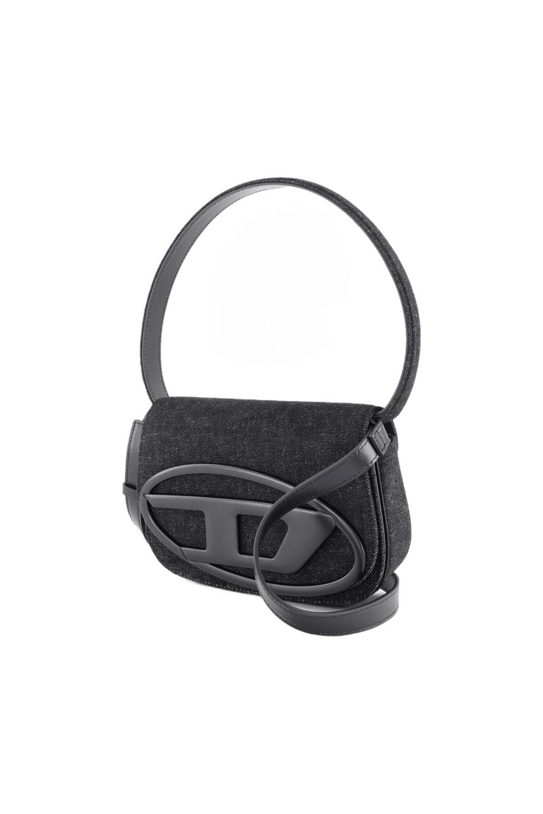 1DR Schultertasche - DIESEL - Baumwolle - Schwarz