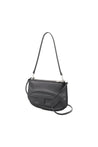Diesel-1DR Twin Schultertasche - DIESEL - Leder - Schwarz-Outdoor-Black-Deal-Outlet-by-ARCHIVIST