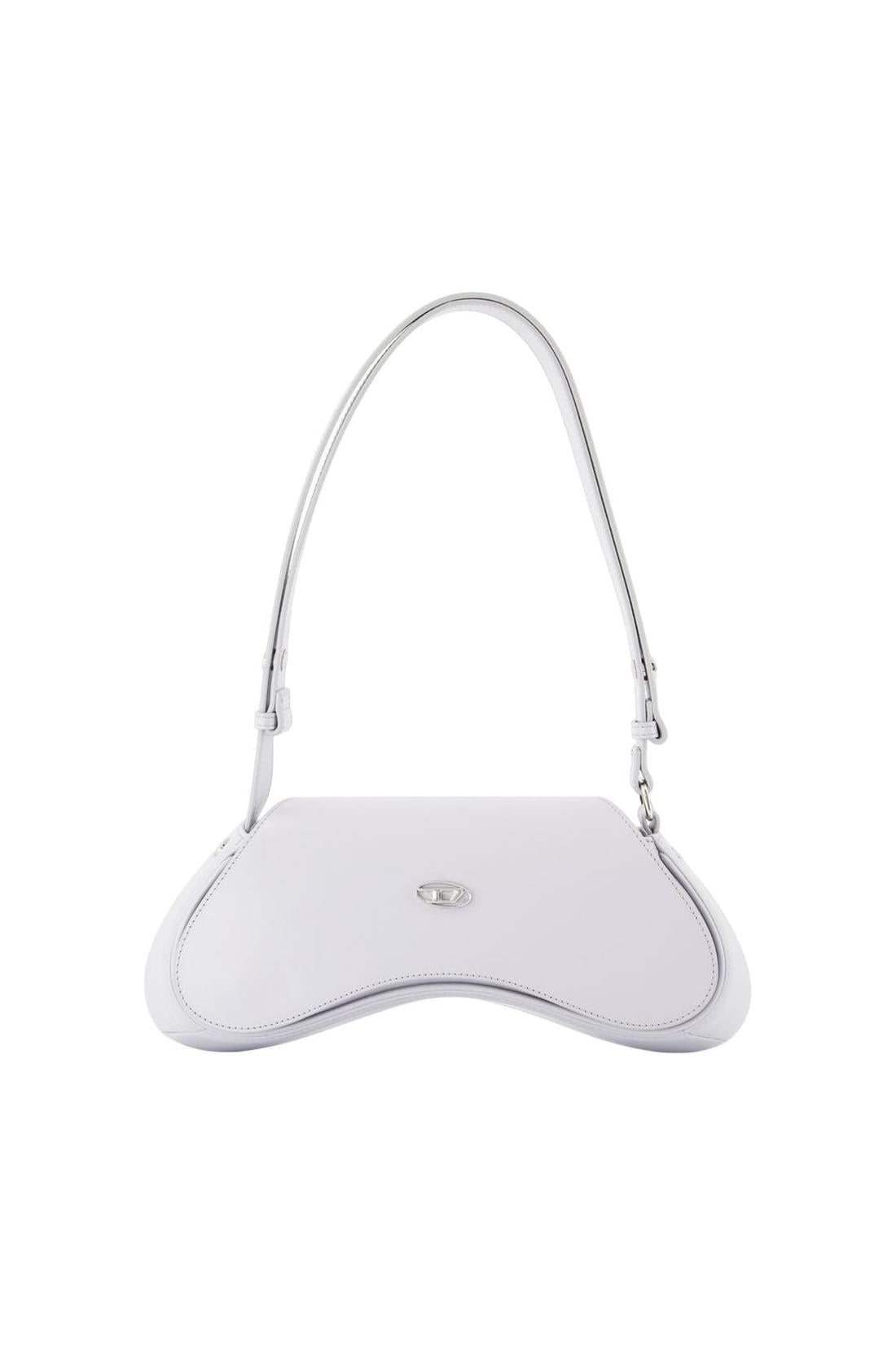 Diesel-Play Schultertasche - DIESEL - Leder - Grau-Taschen-Black-Deal-Outlet-by-ARCHIVIST