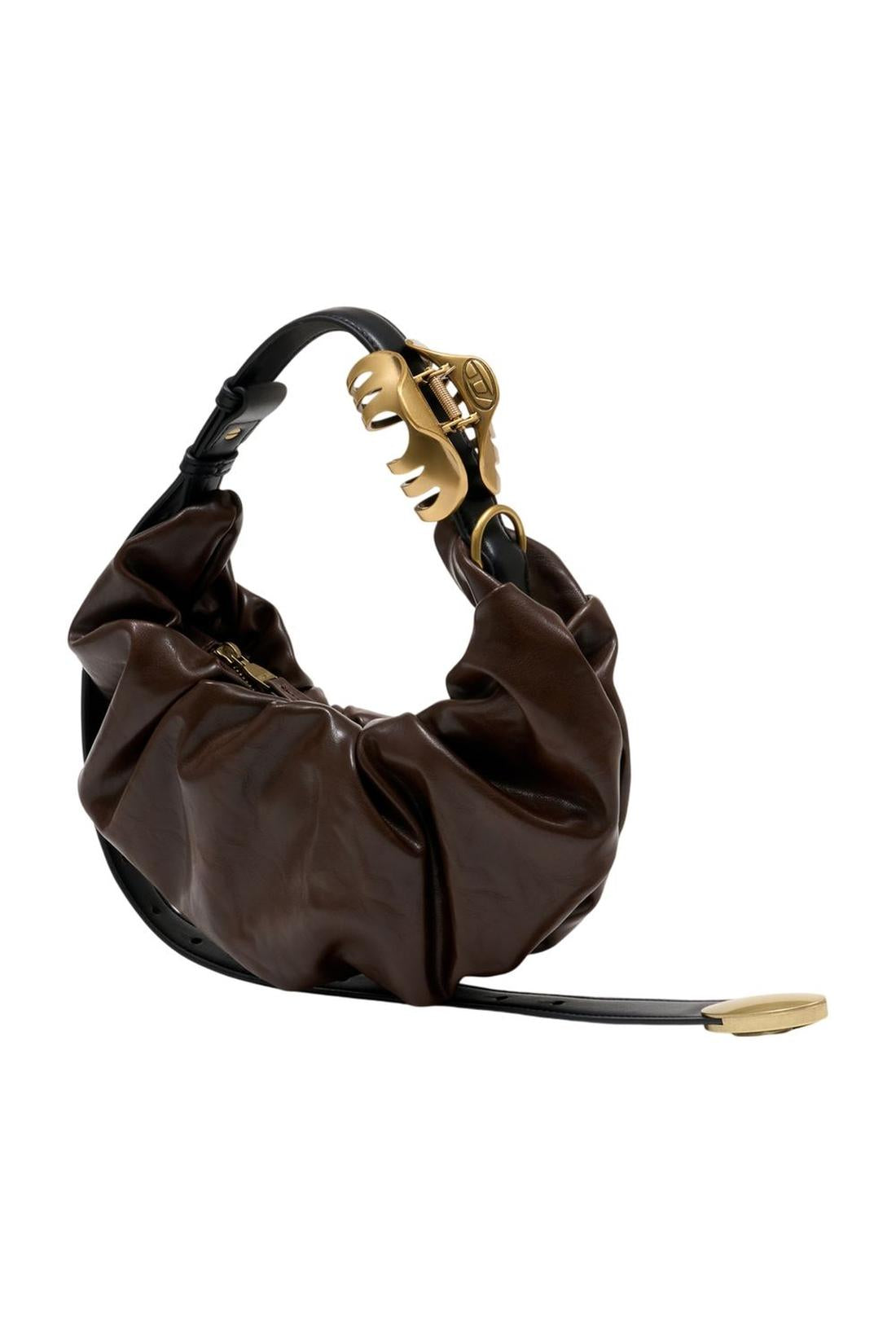 Grab-D Small Schultertasche - DIESEL - Synthetik - Braun