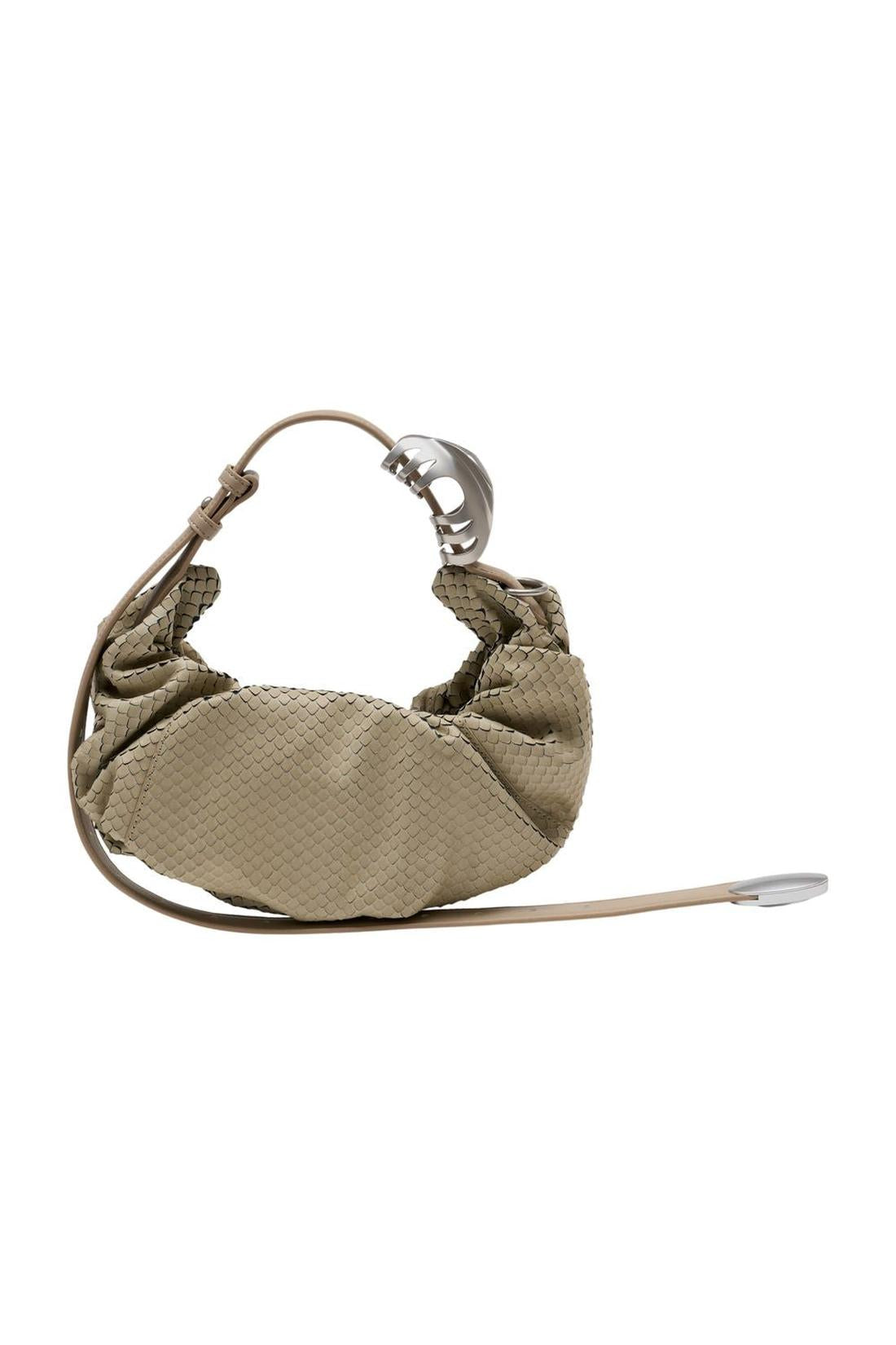 Grab-D Small Schultertasche - DIESEL - Leder - Beige