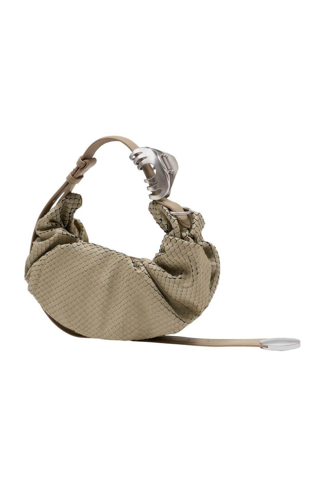 Grab-D Small Schultertasche - DIESEL - Leder - Beige