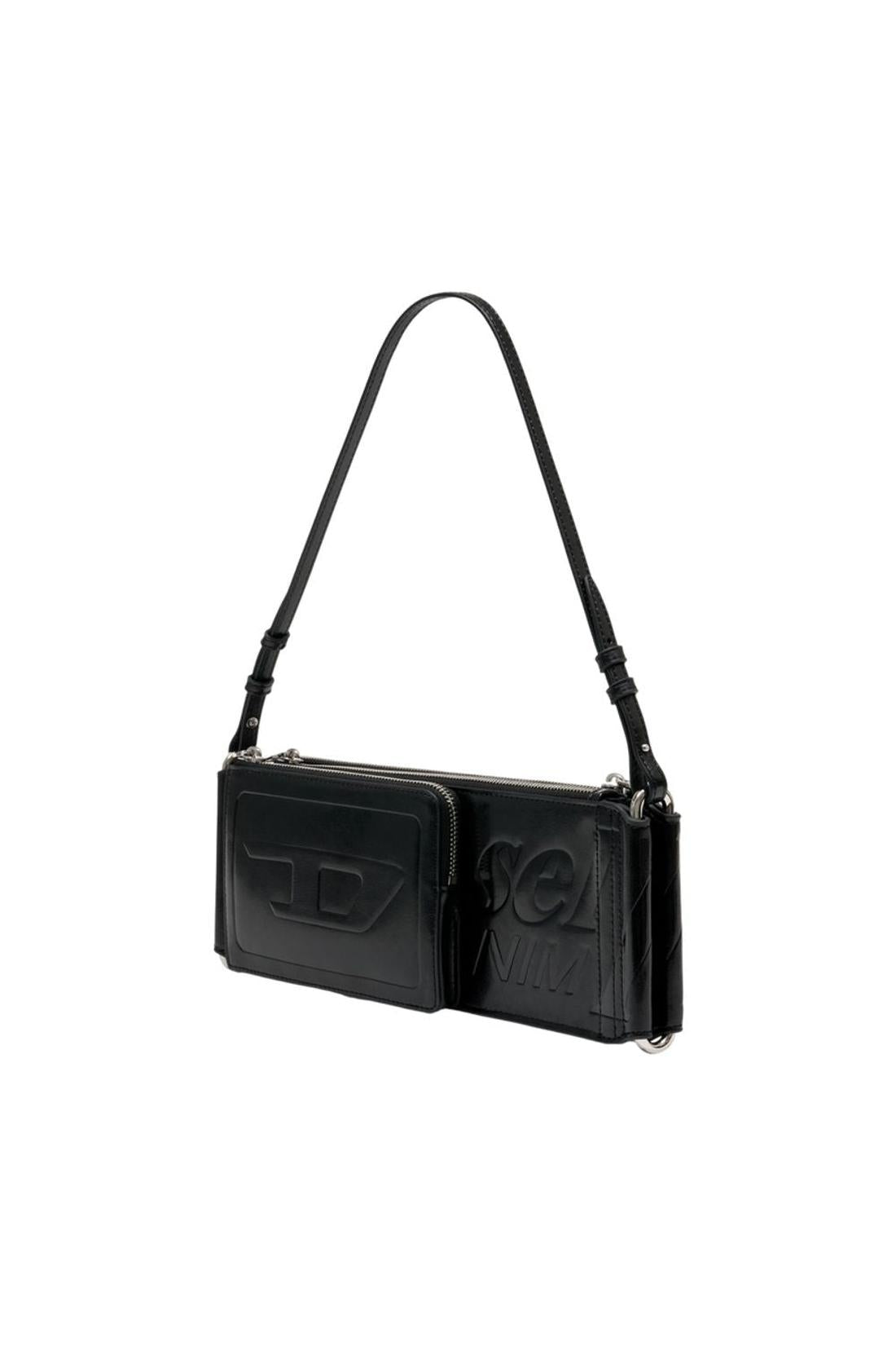 Flag-D X Schultertasche - DIESEL - Synthetik - Schwarz