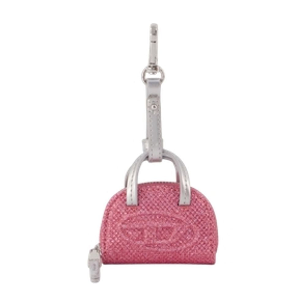 Charm 1DR Dome – DIESEL – Kunstleder – Rosa