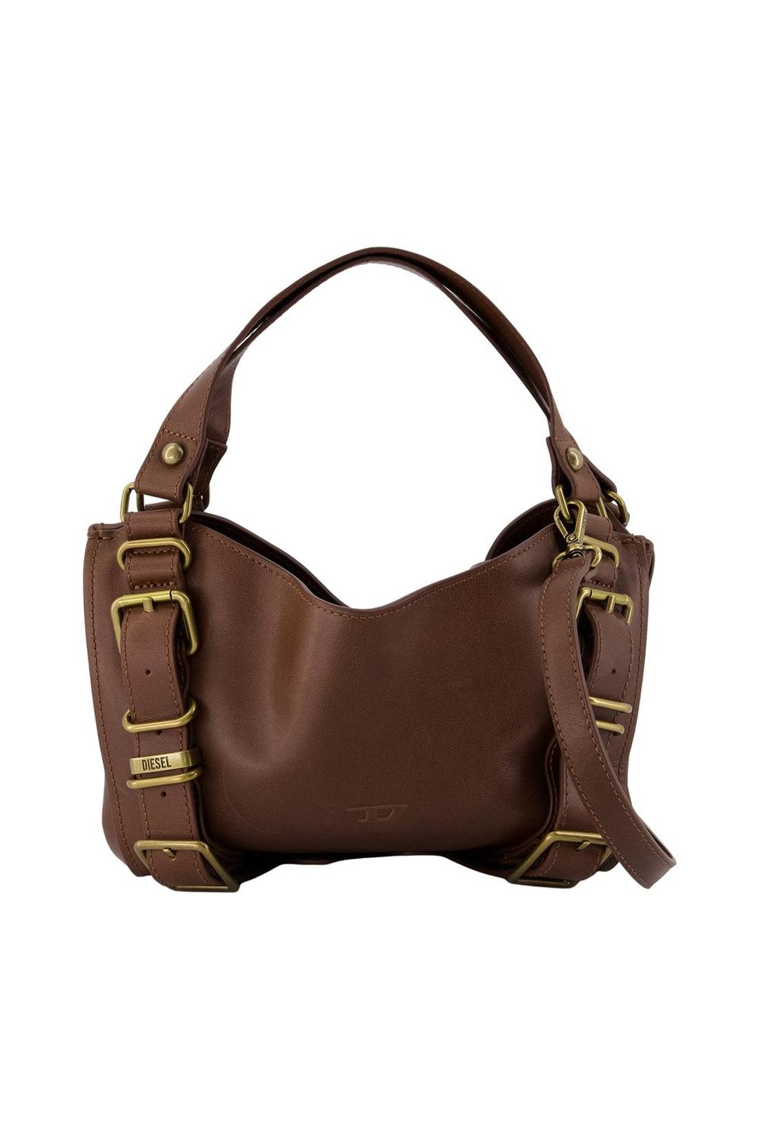 Einkaufstasche D-One Top Handle S – DIESEL – Leder – Braun