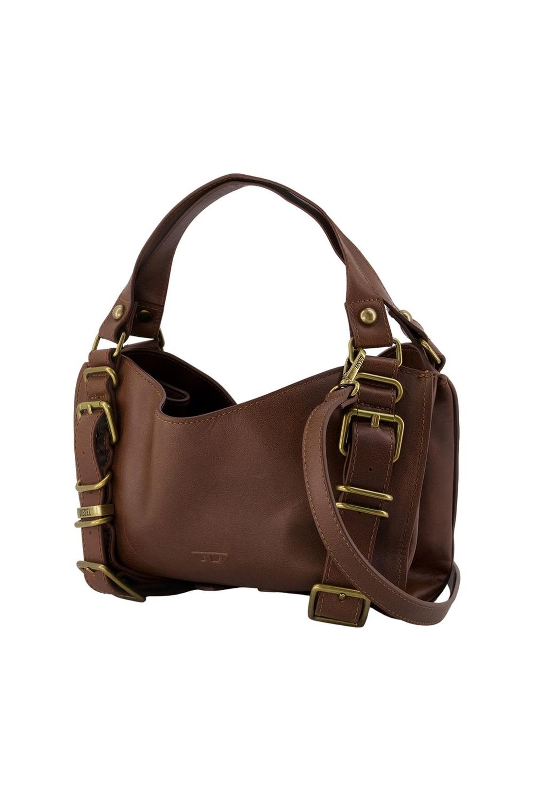 Einkaufstasche D-One Top Handle S – DIESEL – Leder – Braun