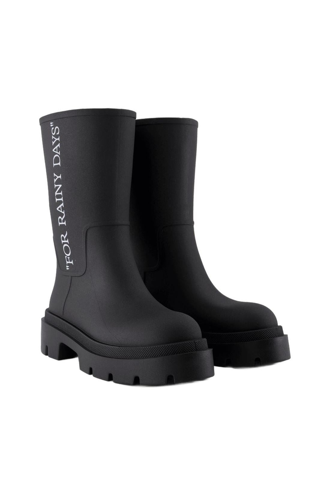 Sneakers Reboot Rainy Days - OFF WHITE - Leder - Schwarz-schuhe / stiefel-Off White-ARCHIVIST