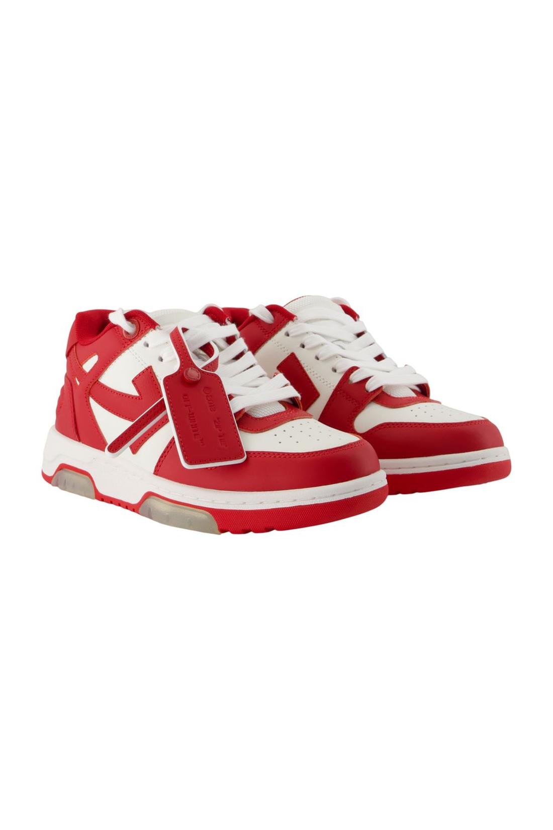 Sneakers Out Of Office - OFF WHITE - Leder - Rot-Sneaker-Off White-ARCHIVIST