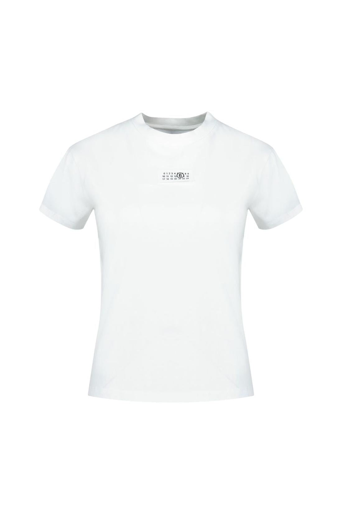 T-Shirt - MM6 Maison Margiela - Baumwolle - Weiß