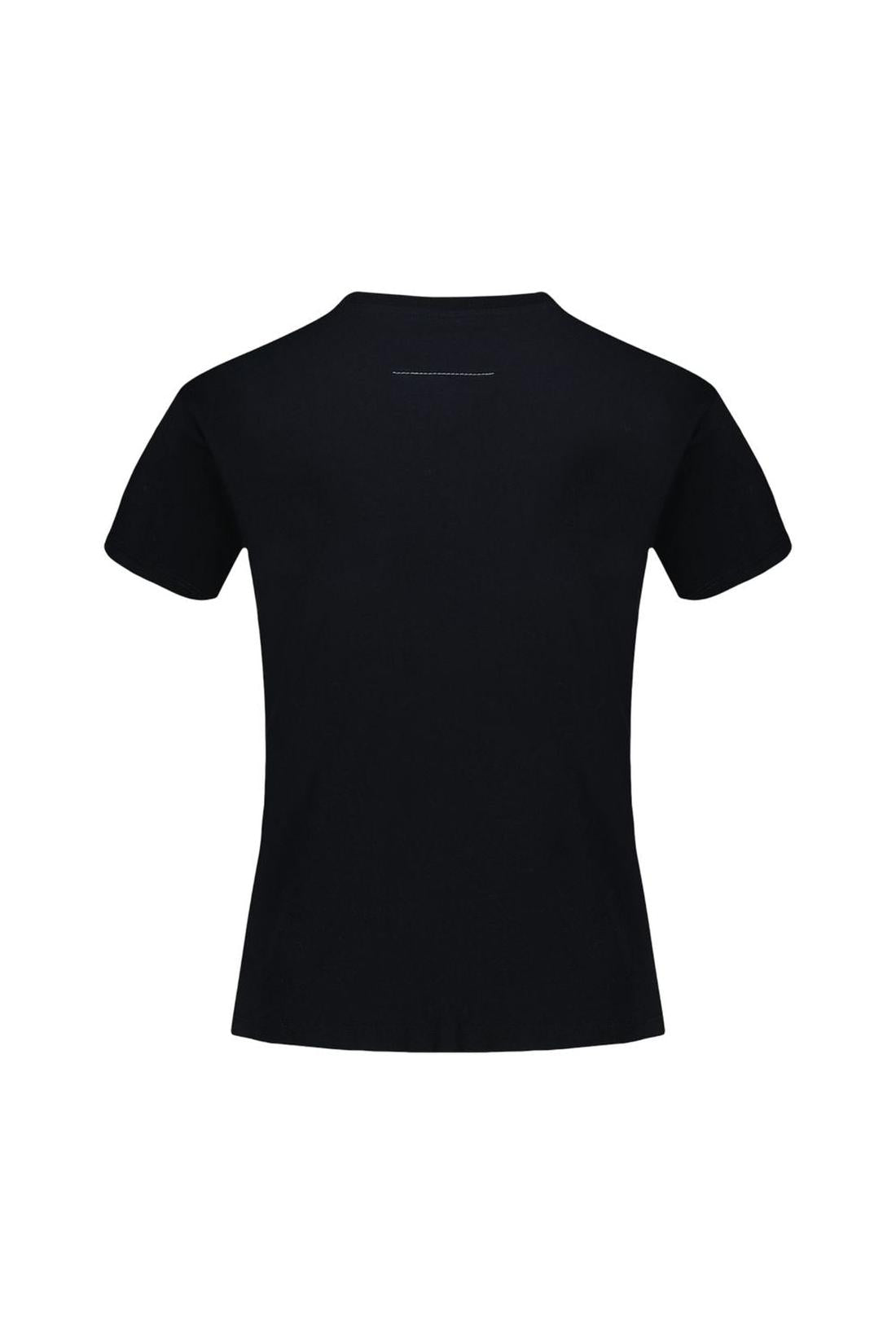 T-Shirt - MM6 Maison Margiela - Baumwolle - Schwarz