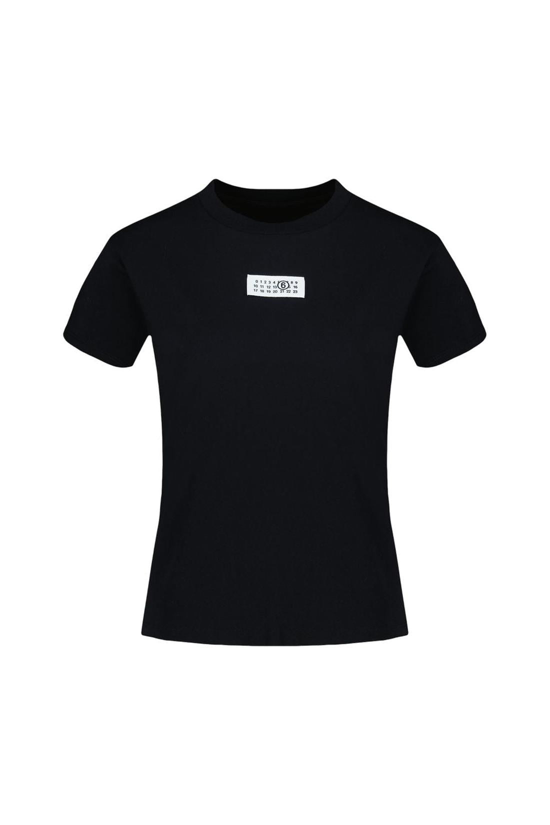 T-Shirt - MM6 Maison Margiela - Baumwolle - Schwarz
