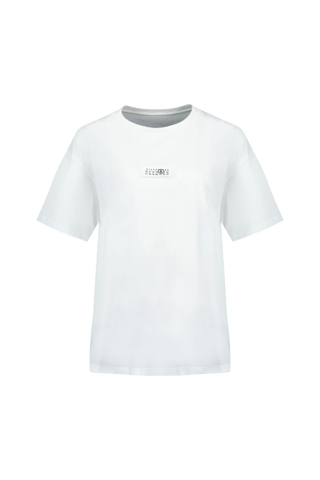 T-Shirt - MM6 Maison Margiela - Baumwolle - Weiß