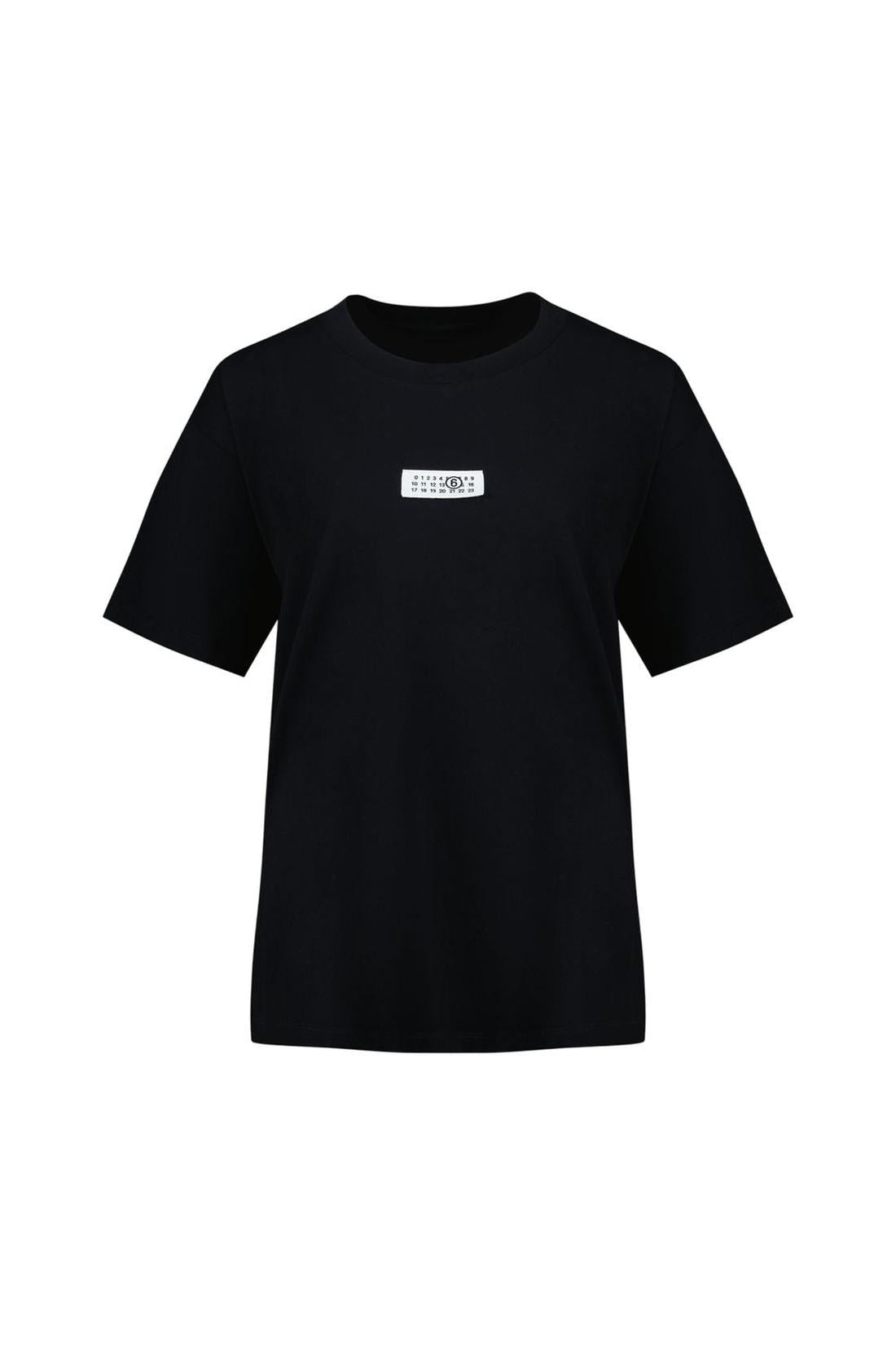 T-Shirt - MM6 Maison Margiela - Baumwolle - Schwarz