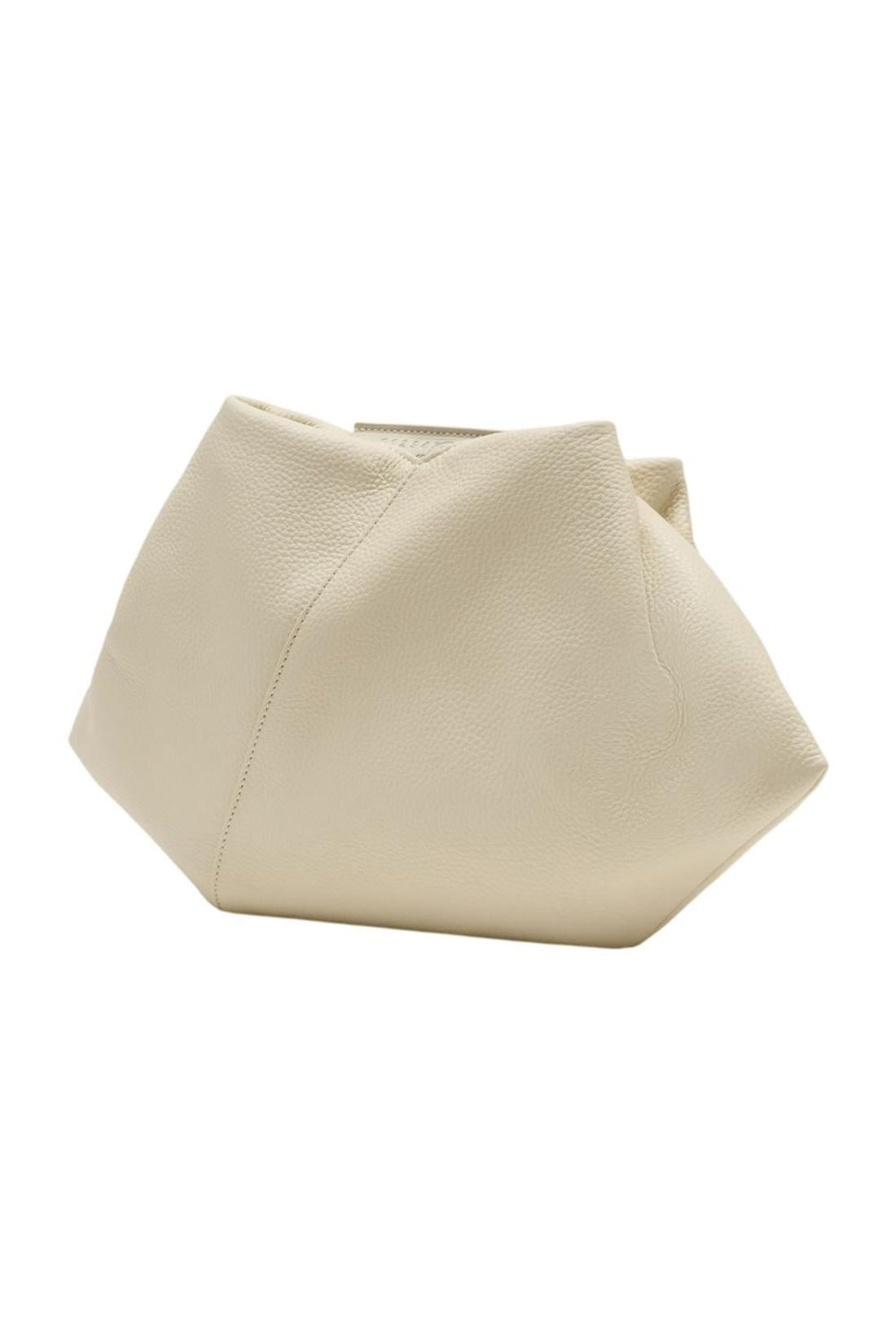 Handtasche Japanese Draped Mini - MM6 Maison Margiela - Leder - Weiß