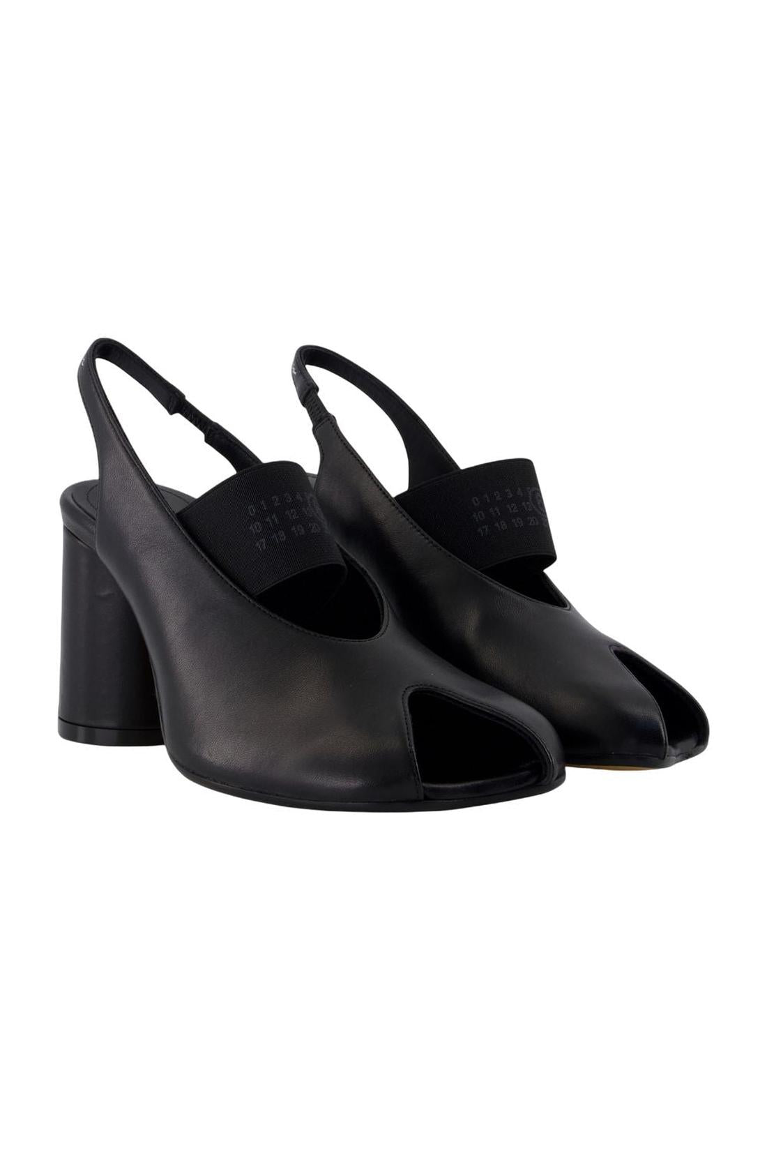 Sandalen - MM6 Maison Margiela - Leder - Schwarz