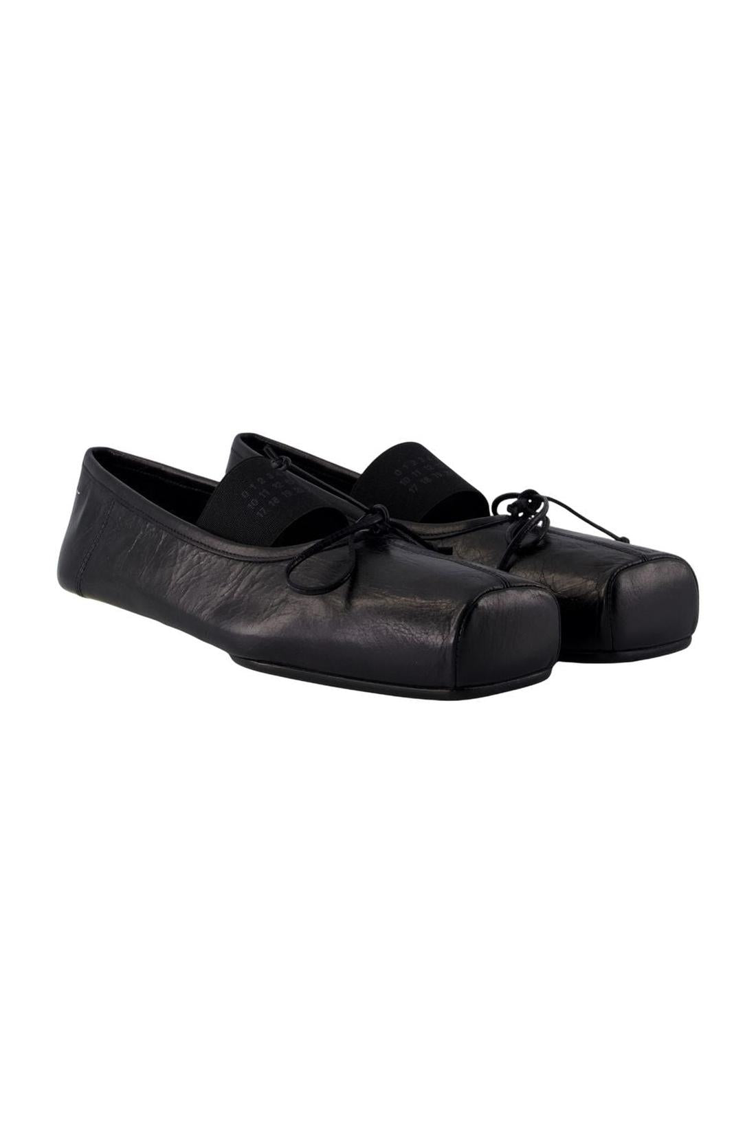 Ballerinas - Mm6 Maison Margiela - Black - Leather