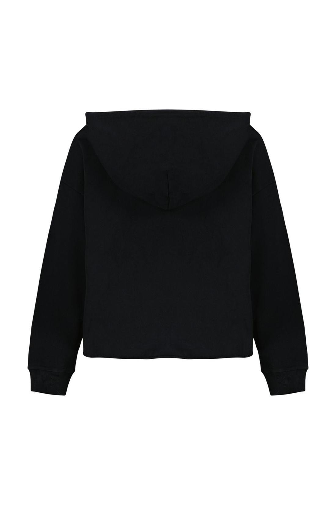 Sweatshirt - MM6 Maison Margiela - Baumwolle - Schwarz