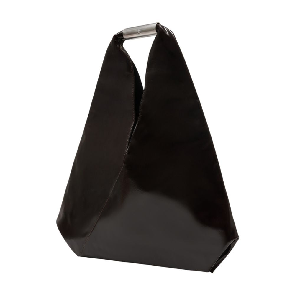 Japanese Media Schultertasche - MM6 Maison Margiela - Leder - Braun
