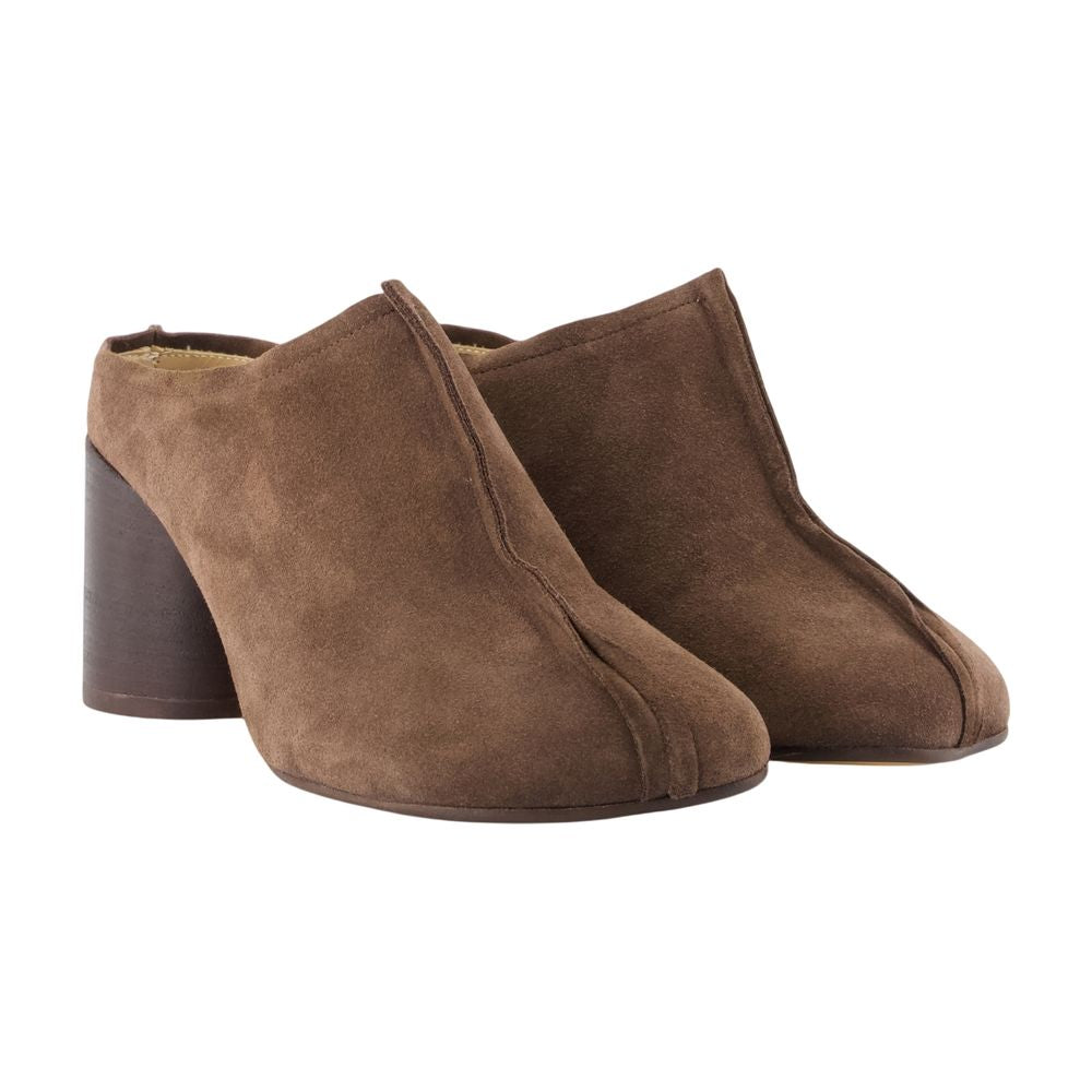 Pantoletten – MM6 Maison Margiela – Leder – Braun