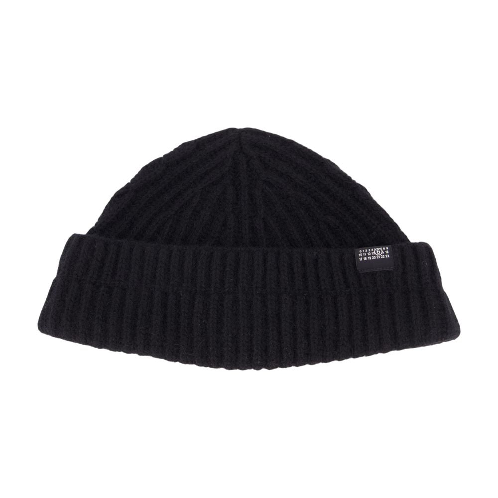 Mütze - MM6 Maison Margiela - Wolle - Schwarz