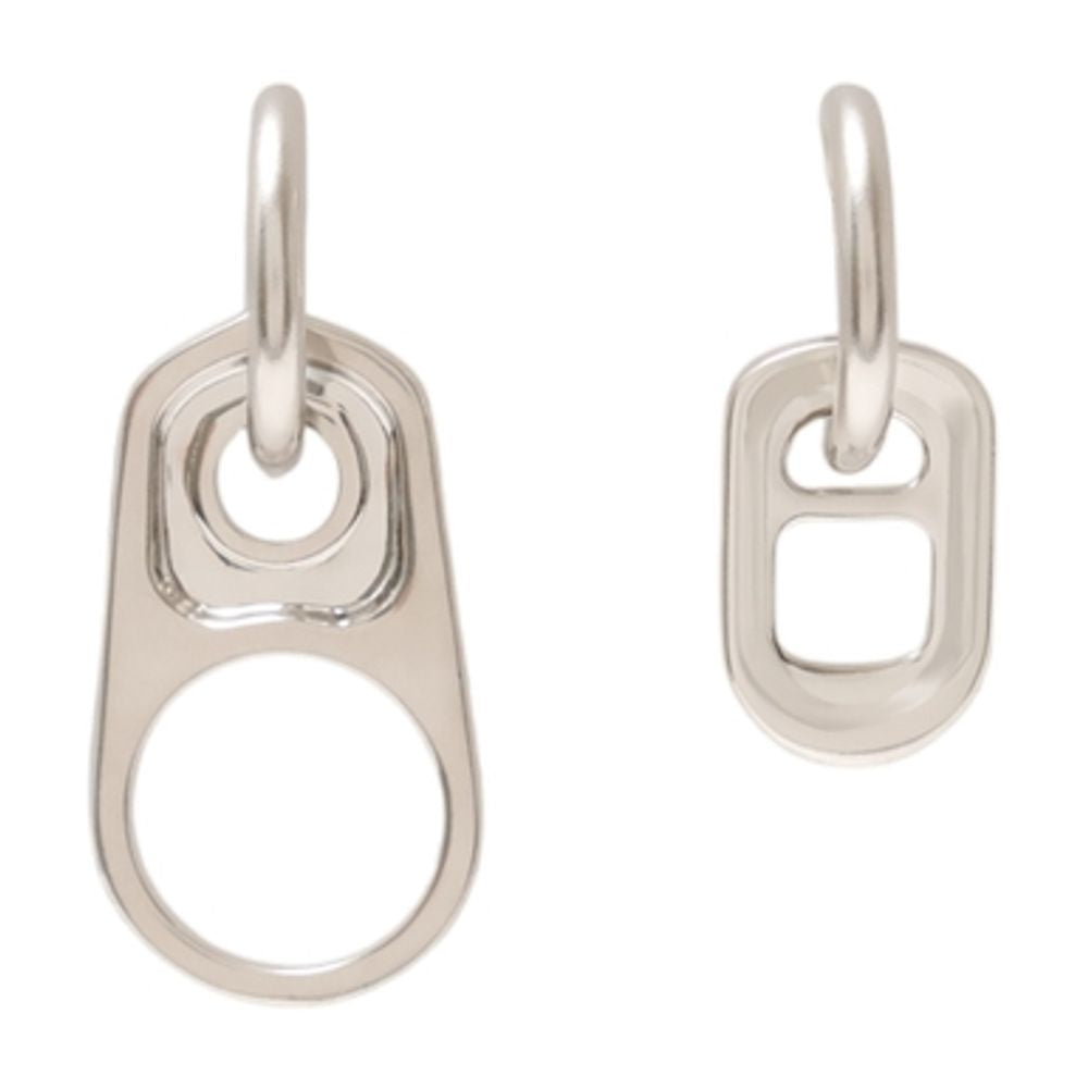 Closure Ohrringe - MM6 Maison Margiela - Metall - Silber
