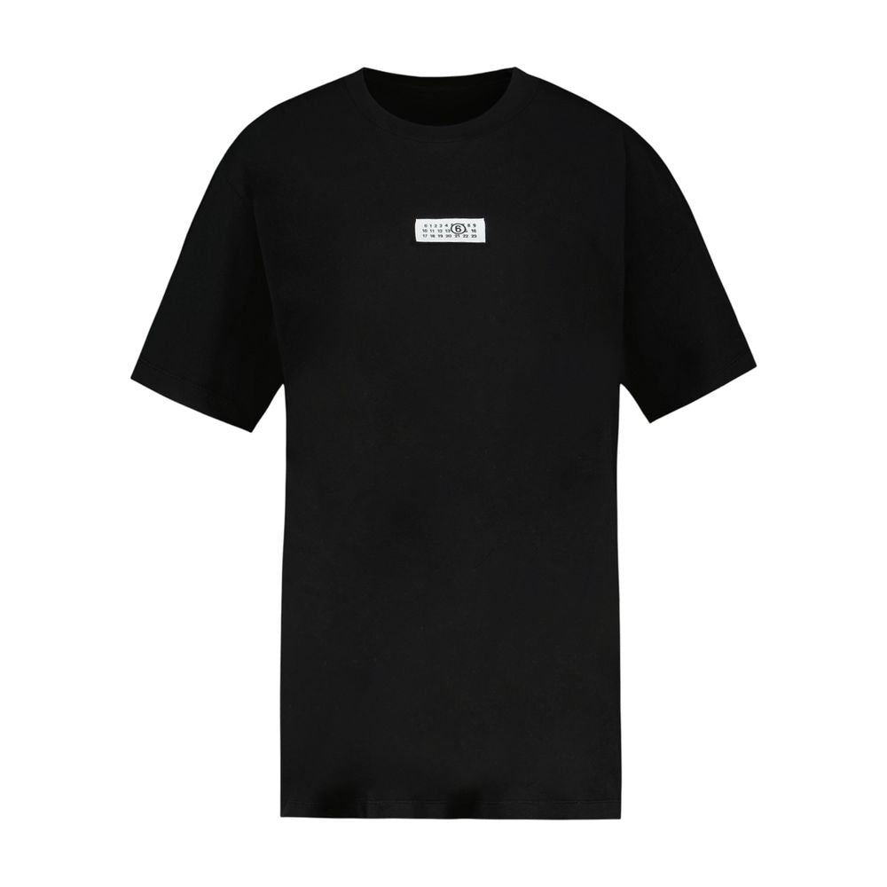 T-Shirt - MM6 Maison Margiela - Baumwolle - Schwarz