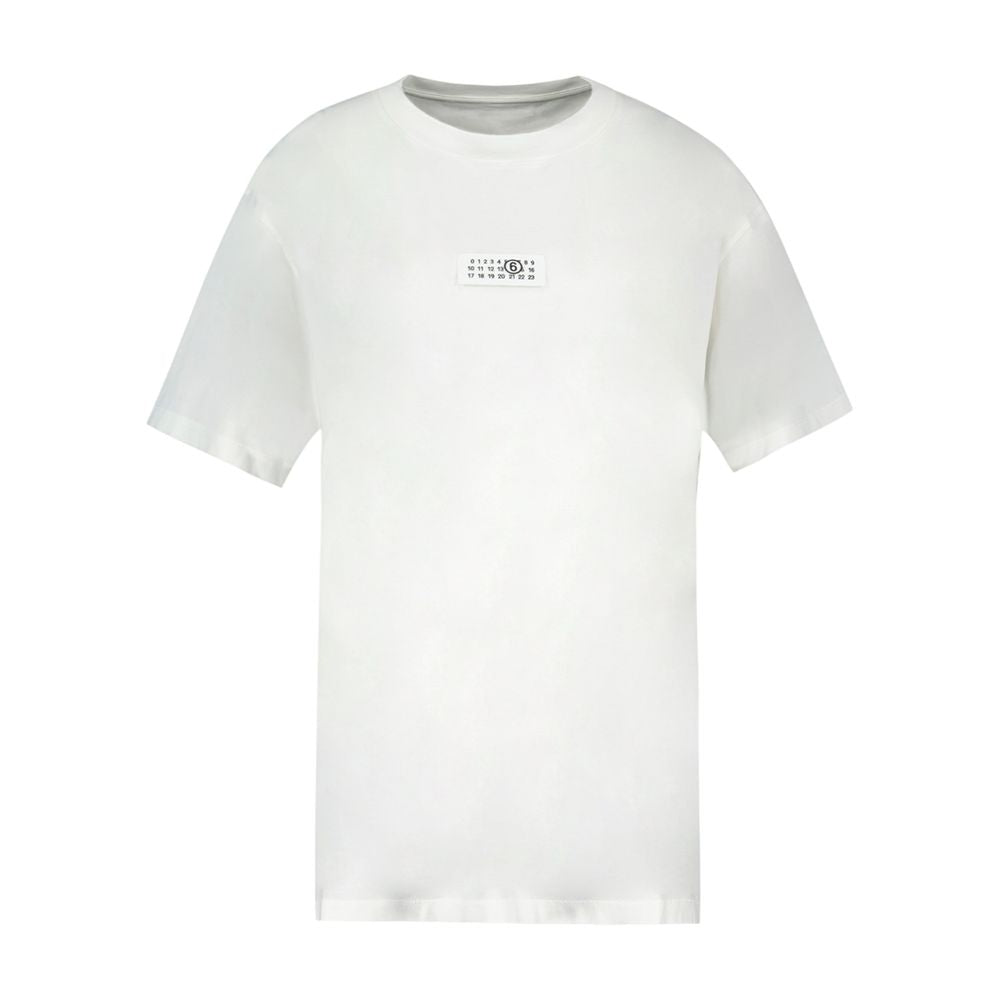 T-Shirt - MM6 Maison Margiela - Baumwolle - Weiß