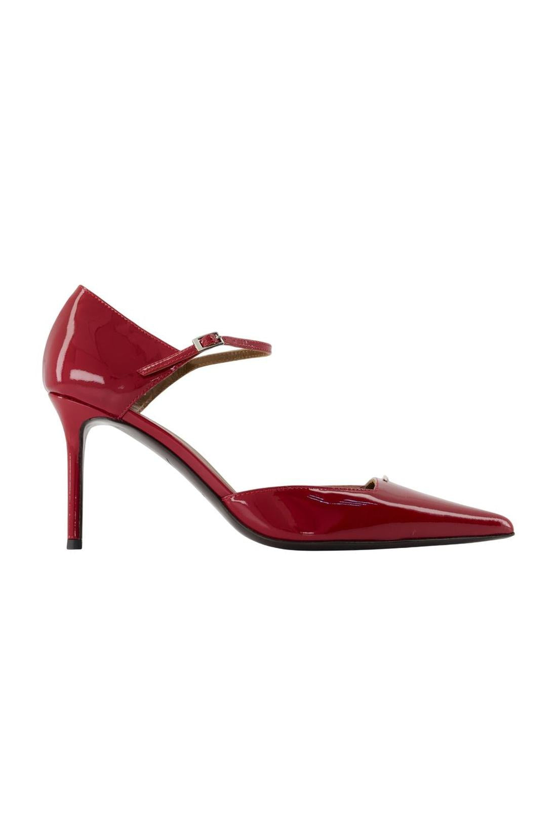 Giuseppe Zanotti-Raquel 85 Pumps - Giuseppe Zanotti - Leder - Rot-Pumps-Black-Deal-Outlet-by-ARCHIVIST