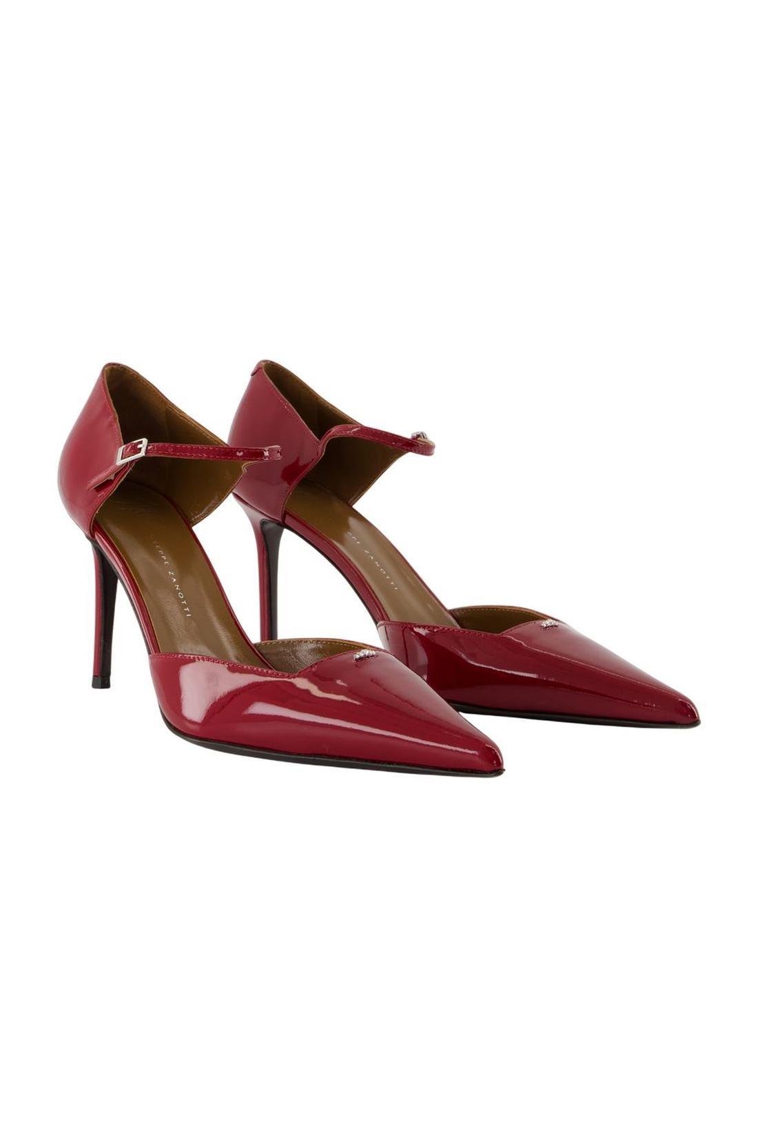 Giuseppe Zanotti-Raquel 85 Pumps - Giuseppe Zanotti - Leder - Rot-Pumps-Black-Deal-Outlet-by-ARCHIVIST