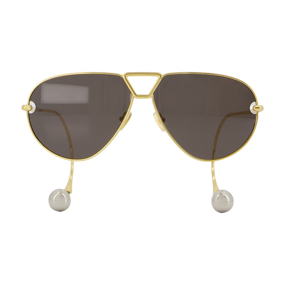 Sonnenbrille Bv1437s - Bottega Veneta - Metall - Vergoldet