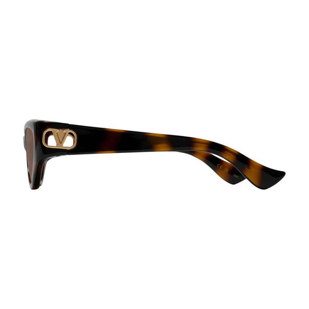 Sonnenbrille Vg0014s - Valentino - Biokunststoff - Braun