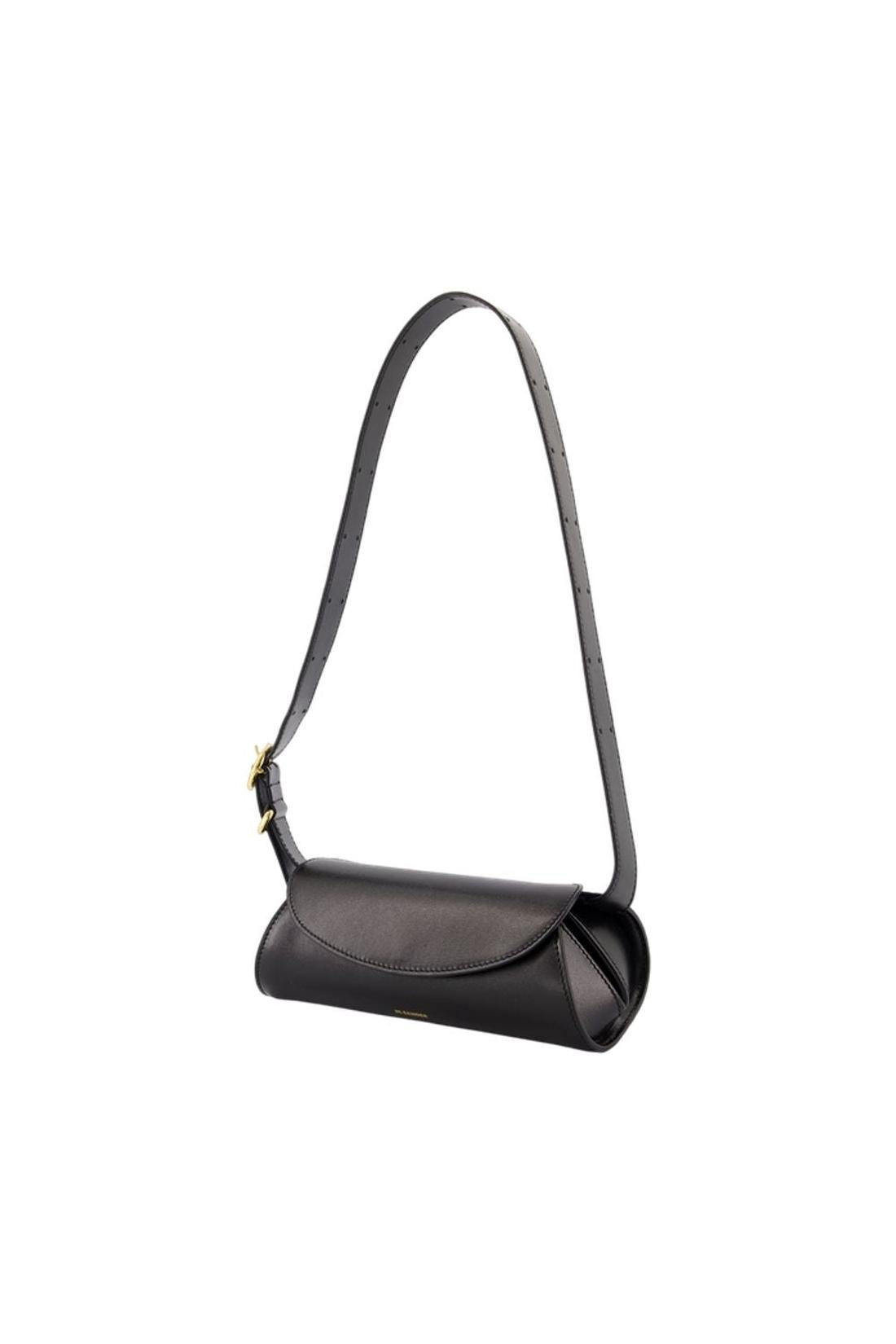 Jil Sander-Cannolo Mini Handtasche - Jil Sander - Leder - Schwarz-Taschen-Black-Deal-Outlet-by-ARCHIVIST