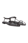Jil Sander-Sandalen - Jil Sander - Leder - Schwarz-schuhe / flache-schuhe-Black-Deal-Outlet-by-ARCHIVIST
